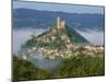 Castle, Najac, Aveyron, Midi Pyrenees, France-Charles Bowman-Mounted Photographic Print