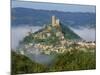 Castle, Najac, Aveyron, Midi Pyrenees, France-Charles Bowman-Mounted Photographic Print