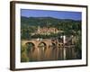 Castle, Neckar River and Alte Bridge, Heidelberg, Baden Wurttemberg, Germany, Europe-Gavin Hellier-Framed Photographic Print