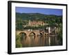 Castle, Neckar River and Alte Bridge, Heidelberg, Baden Wurttemberg, Germany, Europe-Gavin Hellier-Framed Photographic Print