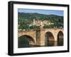 Castle, Neckar River and Alte Bridge, Heidelberg, Baden-Wurttemberg, Germany, Europe-Gavin Hellier-Framed Photographic Print