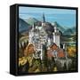 Castle Neuschwanstein-Dan Escott-Framed Stretched Canvas