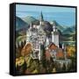 Castle Neuschwanstein-Dan Escott-Framed Stretched Canvas