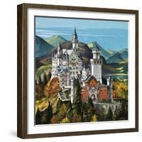 Castle Neuschwanstein-Dan Escott-Framed Giclee Print