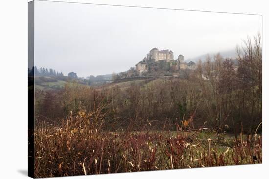 Castle of Berze-Le-Chatel on the Way to Cluny, Burgundy, France, Europe-Oliviero-Stretched Canvas