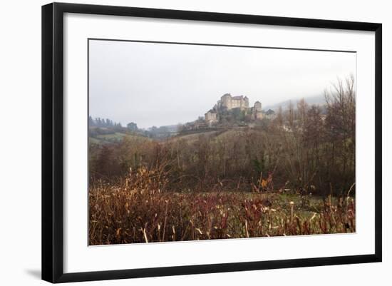 Castle of Berze-Le-Chatel on the Way to Cluny, Burgundy, France, Europe-Oliviero-Framed Photographic Print