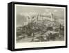 Castle of Chinon, Indre-Et-Loire-Alphonse Marie de Neuville-Framed Stretched Canvas