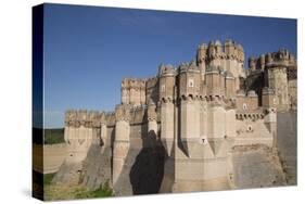 Castle of Coca, built 15th century, Coca, Segovia, Castile y Leon, Spain, Europe-Richard Maschmeyer-Stretched Canvas