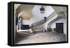 Castle of Loyat-null-Framed Stretched Canvas
