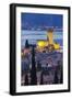 Castle of Malcesine at Lake Garda, Veneto, Italy-Rainer Mirau-Framed Photographic Print