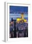 Castle of Malcesine at Lake Garda, Veneto, Italy-Rainer Mirau-Framed Photographic Print