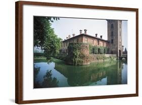 Castle of Peschiera Borromeo, Milan, Lombardy, Italy-null-Framed Giclee Print