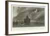 Castle of Pfalz, Caub, and Ruins of Gutenfels-William Tombleson-Framed Giclee Print