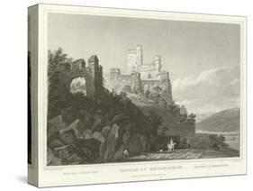 Castle of Rheinstein-William Tombleson-Stretched Canvas