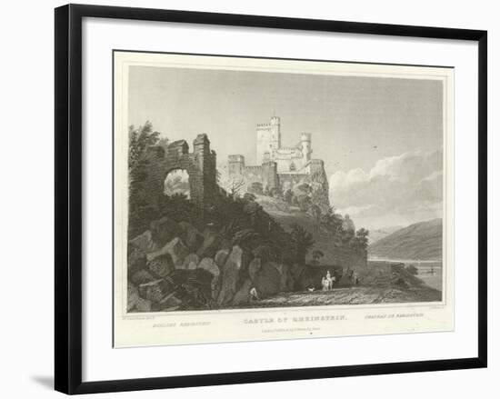 Castle of Rheinstein-William Tombleson-Framed Giclee Print