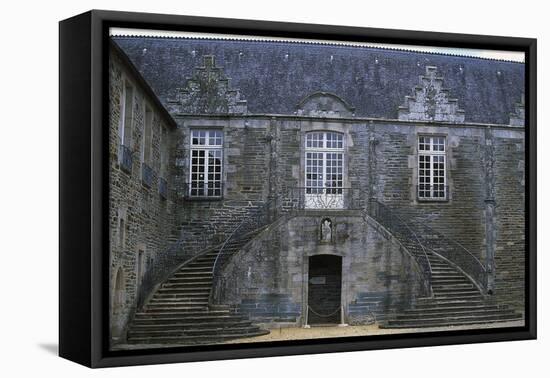 Castle of Rohan-null-Framed Stretched Canvas