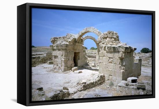 Castle of Saranta Kolones, Paphos, Cyprus, 2001-Vivienne Sharp-Framed Stretched Canvas