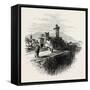 Castle of Sermione, Lago Di Garda, the Italian Lakes, Italy, 19th Century-null-Framed Stretched Canvas