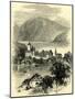 Castle of Spietz Lake of Thun Switzerland-null-Mounted Giclee Print