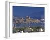 Castle of St. Peter and Yachts Moored in Harbour, Bodrum, Anatolia, Turkey Minor, Eurasia-Papadopoulos Sakis-Framed Photographic Print