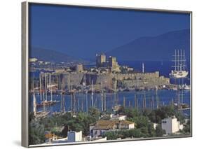 Castle of St. Peter and Yachts Moored in Harbour, Bodrum, Anatolia, Turkey Minor, Eurasia-Papadopoulos Sakis-Framed Photographic Print