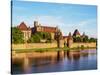 Castle of the Teutonic Order in Malbork, Pomeranian Voivodeship, Poland-Karol Kozlowski-Stretched Canvas