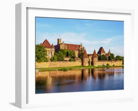 Castle of the Teutonic Order in Malbork, Pomeranian Voivodeship, Poland-Karol Kozlowski-Framed Photographic Print