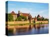 Castle of the Teutonic Order in Malbork, Pomeranian Voivodeship, Poland-Karol Kozlowski-Stretched Canvas