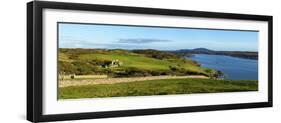 Castle on a Hill, Clifden Castle, Clifden, Connemara, County Galway, Republic of Ireland-null-Framed Premium Photographic Print