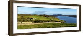 Castle on a Hill, Clifden Castle, Clifden, Connemara, County Galway, Republic of Ireland-null-Framed Photographic Print