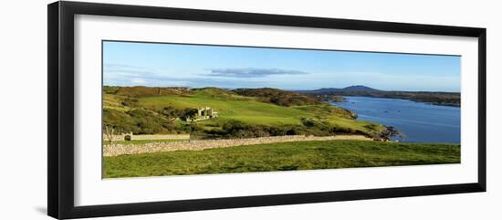 Castle on a Hill, Clifden Castle, Clifden, Connemara, County Galway, Republic of Ireland-null-Framed Photographic Print