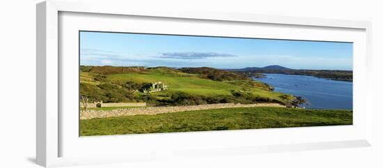 Castle on a Hill, Clifden Castle, Clifden, Connemara, County Galway, Republic of Ireland-null-Framed Photographic Print