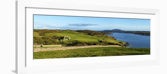 Castle on a Hill, Clifden Castle, Clifden, Connemara, County Galway, Republic of Ireland-null-Framed Photographic Print