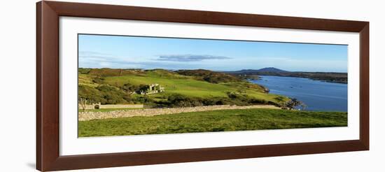 Castle on a Hill, Clifden Castle, Clifden, Connemara, County Galway, Republic of Ireland-null-Framed Photographic Print