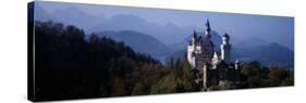 Castle on a Hill, Neuschwanstein Castle, Bavaria, Germany-null-Stretched Canvas