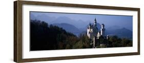 Castle on a Hill, Neuschwanstein Castle, Bavaria, Germany-null-Framed Photographic Print