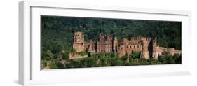 Castle on a Hillside, Heidelberg, Baden-Wurttemberg, Germany-null-Framed Photographic Print