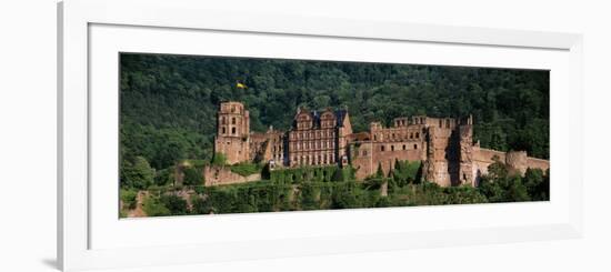 Castle on a Hillside, Heidelberg, Baden-Wurttemberg, Germany-null-Framed Photographic Print