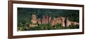 Castle on a Hillside, Heidelberg, Baden-Wurttemberg, Germany-null-Framed Photographic Print