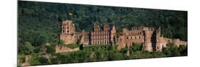 Castle on a Hillside, Heidelberg, Baden-Wurttemberg, Germany-null-Mounted Photographic Print
