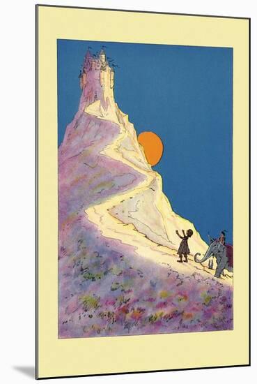 Castle on a Mountain-John R. Neill-Mounted Art Print