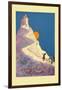 Castle on a Mountain-John R. Neill-Framed Art Print