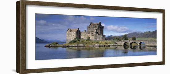 Castle on an Island, Eilean Donan, Loch Duich, Dornie, Highlands Region, Scotland-null-Framed Photographic Print