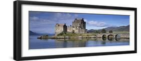 Castle on an Island, Eilean Donan, Loch Duich, Dornie, Highlands Region, Scotland-null-Framed Photographic Print