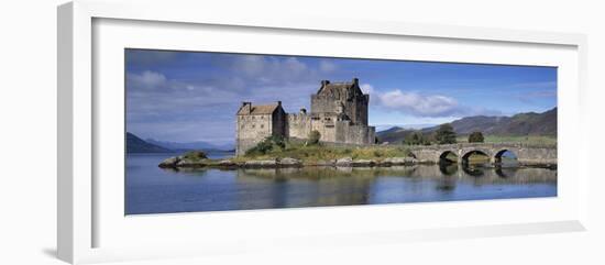 Castle on an Island, Eilean Donan, Loch Duich, Dornie, Highlands Region, Scotland-null-Framed Photographic Print