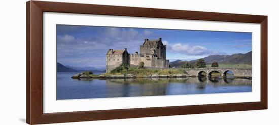 Castle on an Island, Eilean Donan, Loch Duich, Dornie, Highlands Region, Scotland-null-Framed Photographic Print