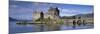 Castle on an Island, Eilean Donan, Loch Duich, Dornie, Highlands Region, Scotland-null-Mounted Photographic Print