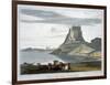 'Castle on Holy Island, Northumberland', 1822-William Daniell-Framed Giclee Print