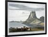 'Castle on Holy Island, Northumberland', 1822-William Daniell-Framed Giclee Print