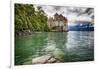 Castle On Lake Geneva-George Oze-Framed Photographic Print